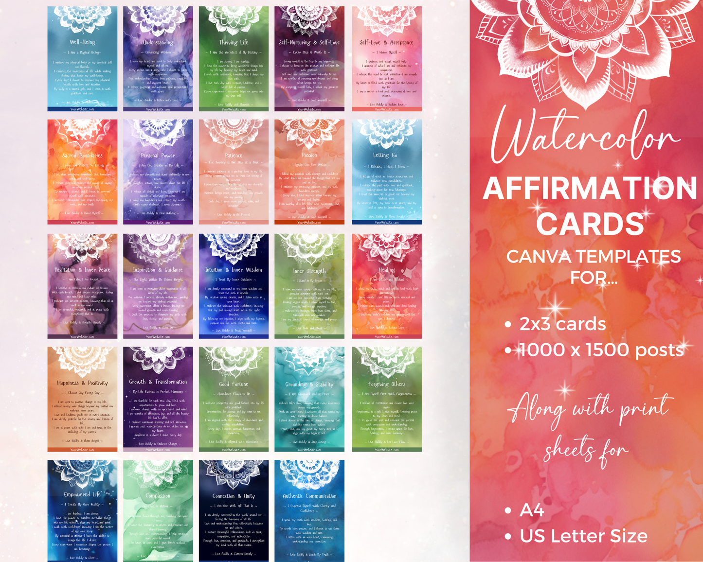 Mantras & Manifestations Affirmation Cards