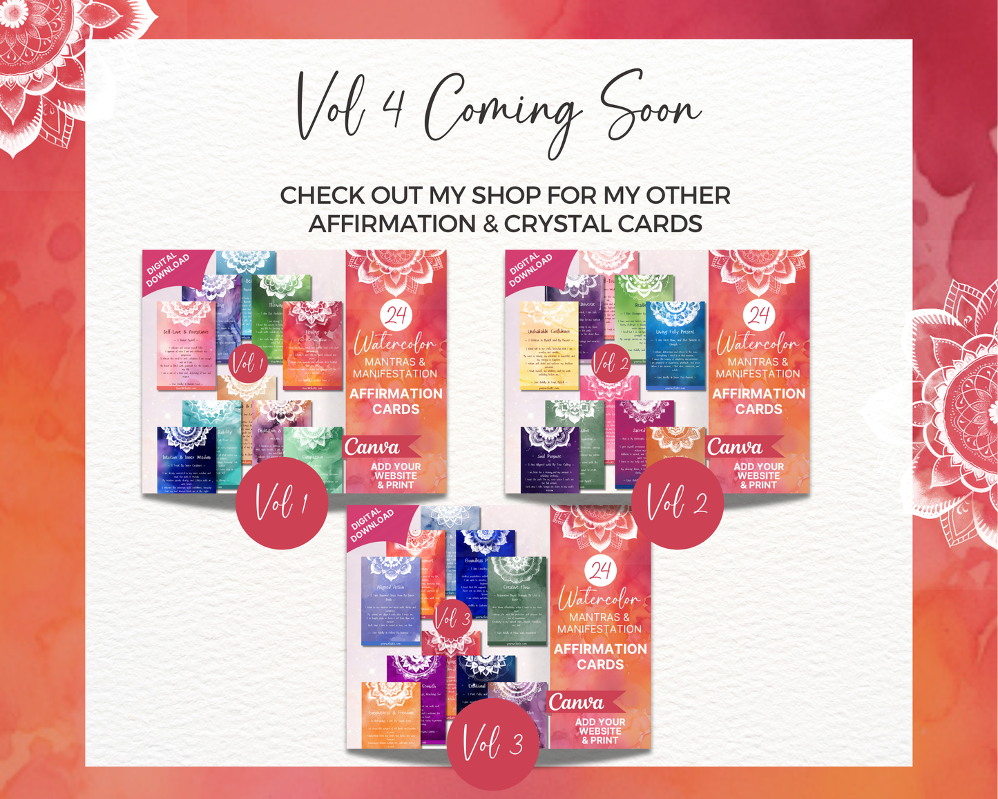 Mantras & Manifestations Affirmation Cards Volume 3