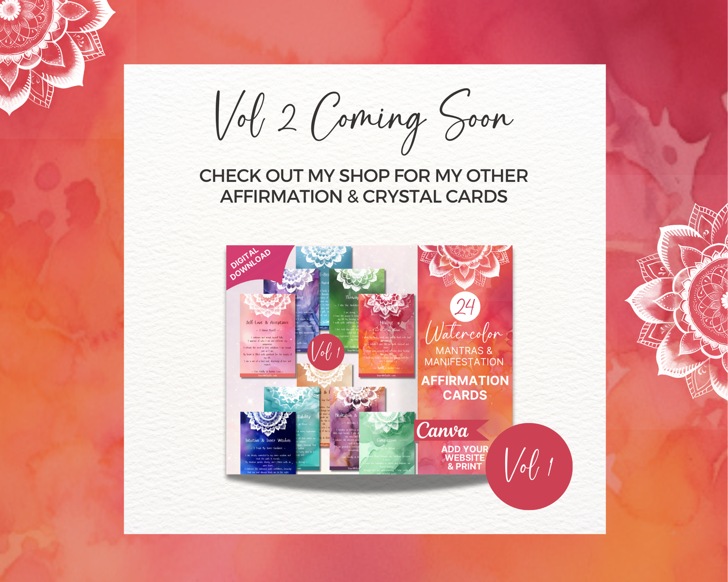 Mantras & Manifestations Affirmation Cards