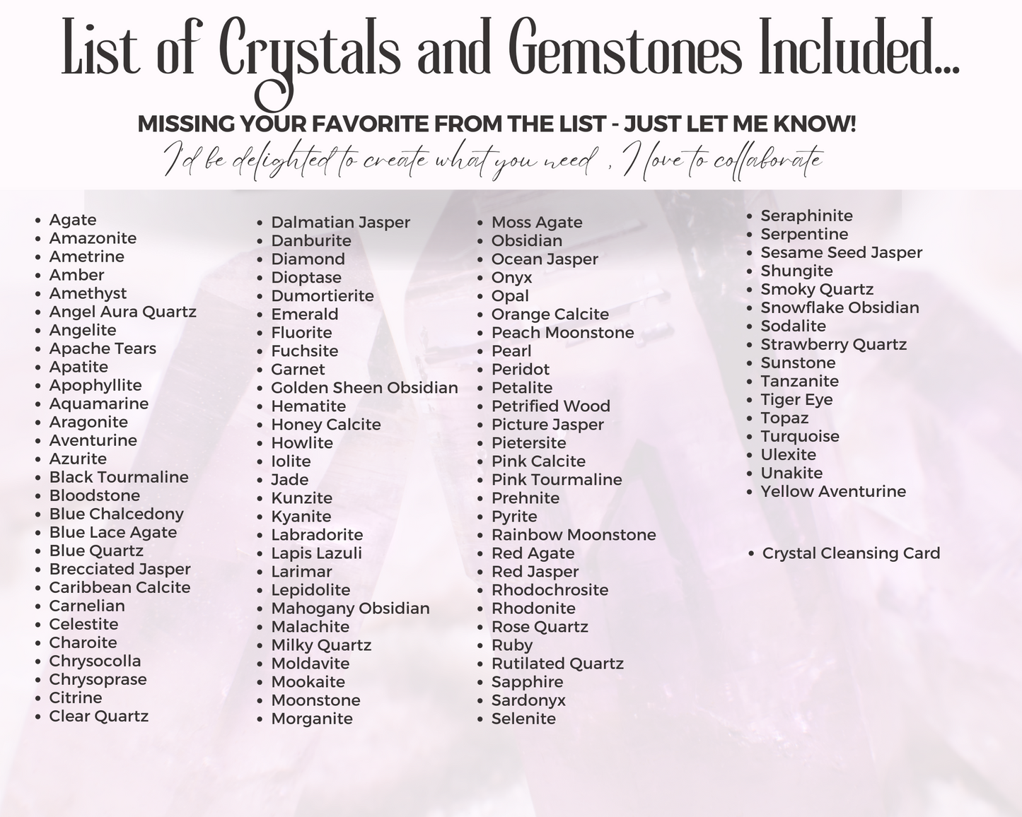 100 Editable Watercolor Crystal Meaning Cards, Printable Gemstone Meaning Cards