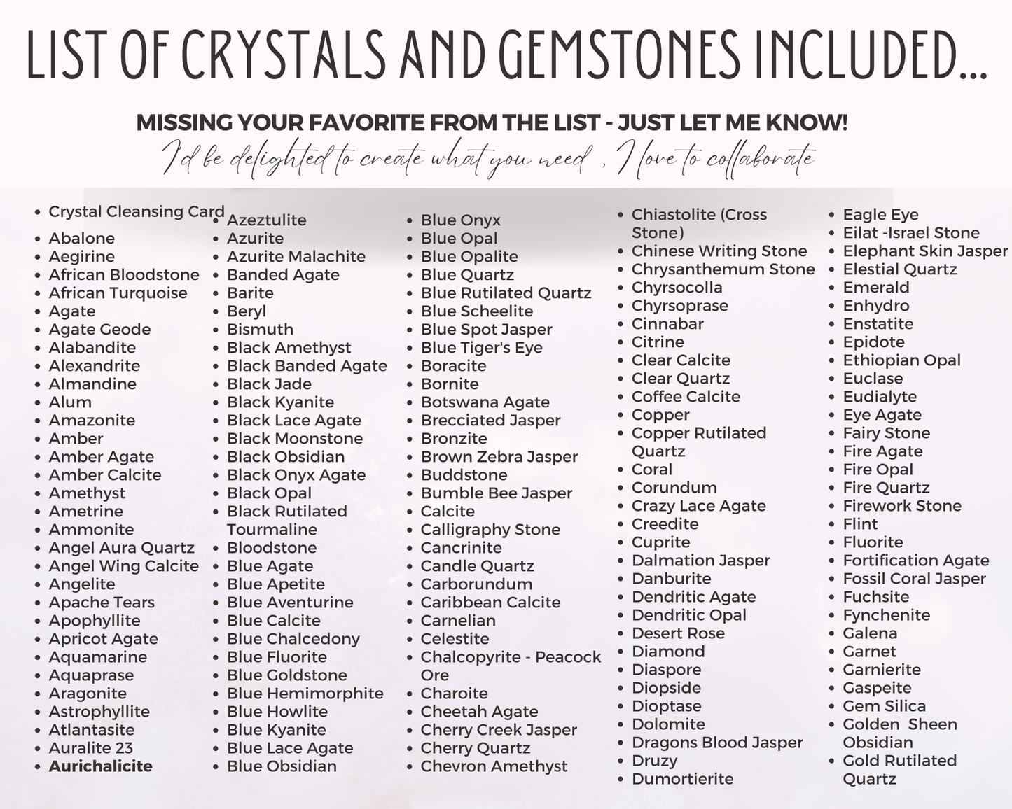 400 Business Card - Crystal Meaning Cards, Printable Gemstone Meaning Cards