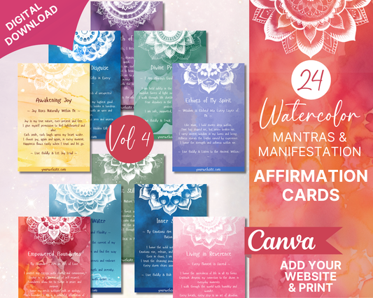 Mantras & Manifestations Affirmation Cards  Volume 4