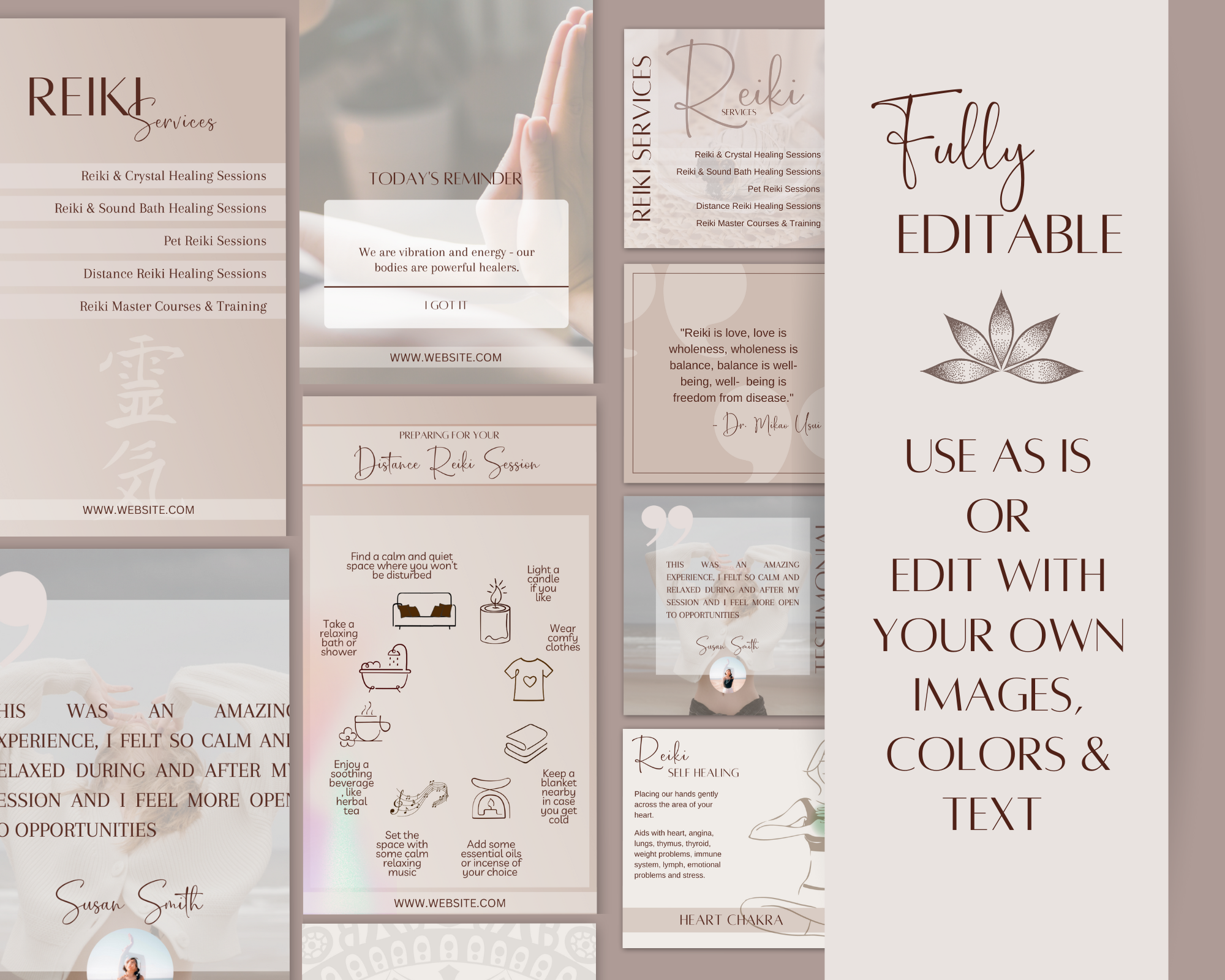 Reiki Social Media Vol 2 Collection