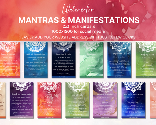 Mantras & Manifestations Affirmation Cards