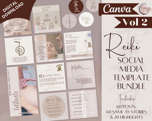Reiki Social Media Vol 2 Collection