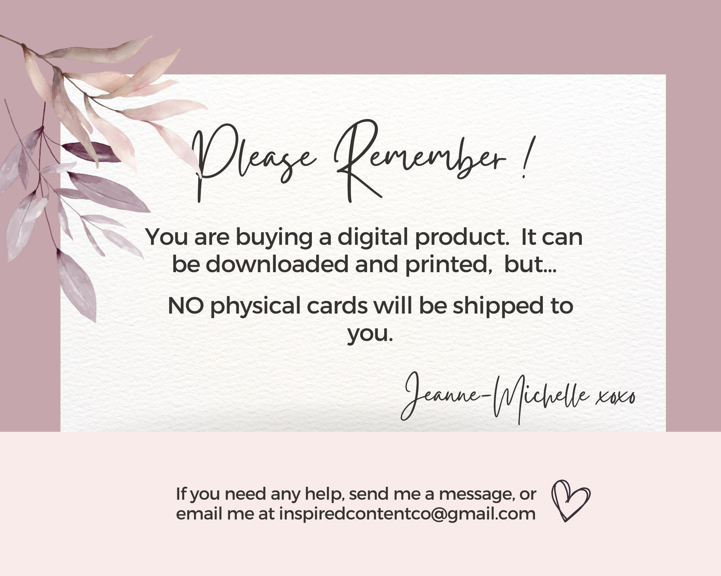 Crystal Thank You Card, You're a Gem, Thank you insert for your Crystal business, printable thank you for your order, crystal thank you note
