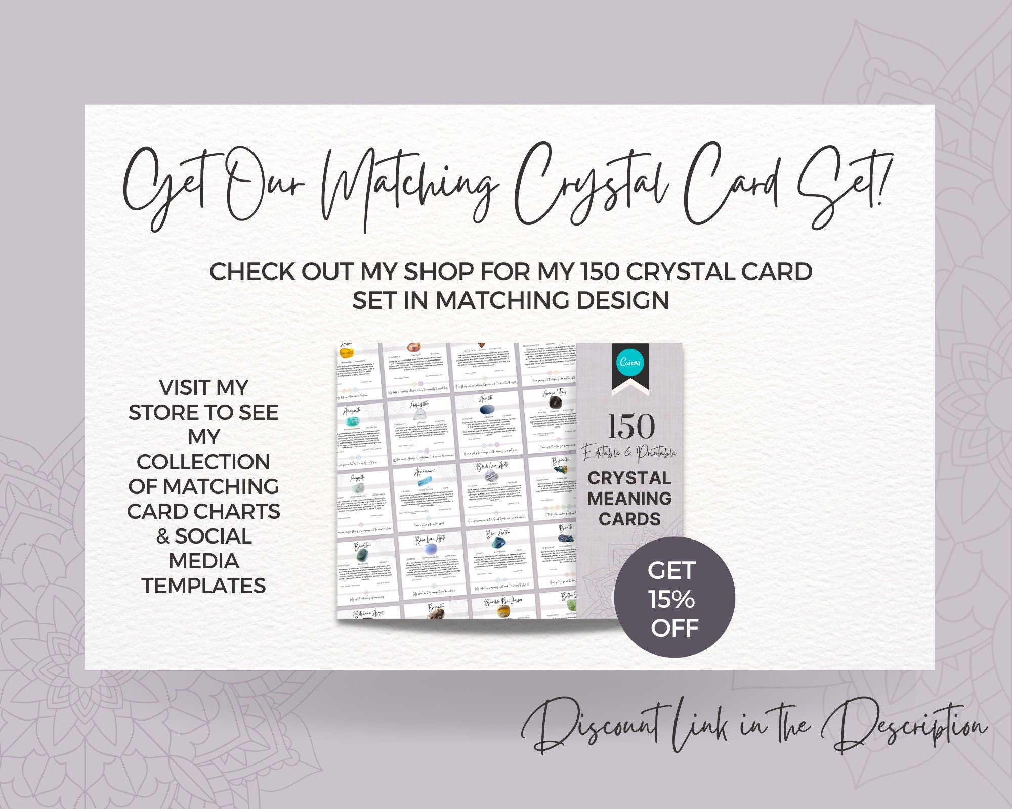 Chakra Crystals Instagram Template Carousel Collection. – Inspired ...