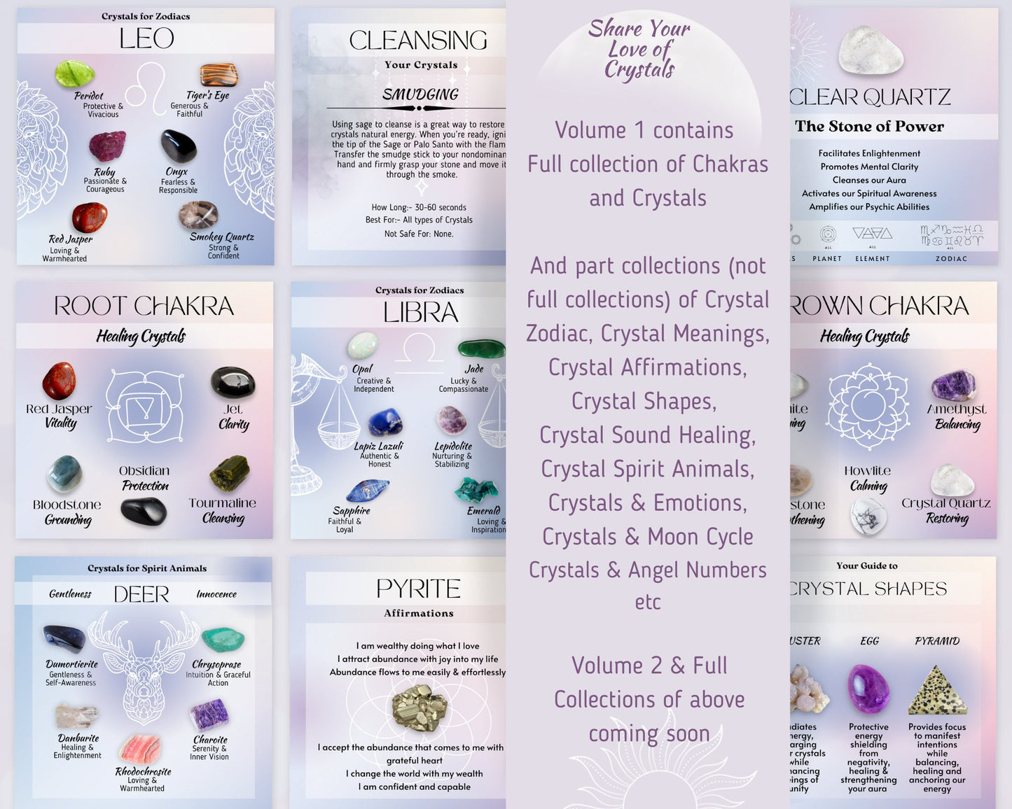 Crystal Social Media Posts, Energy Healing Spiritual Instagram, Chakra Crystals Template, Crystal shop astrology crystal & witchy instagram