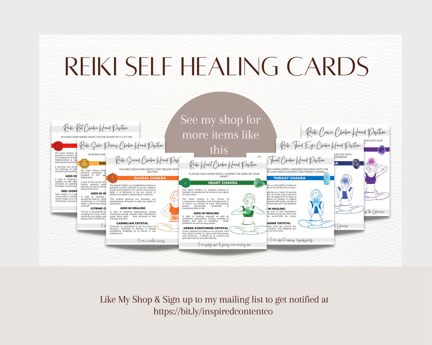 Reiki Marketing Brochure, Reiki Brochure for your Energy Healing & Reiki Business, Reiki Healing Info Brochure, Reiki Session Brochure Canva